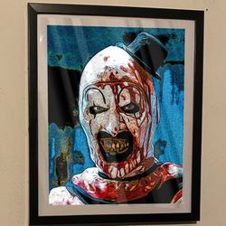 Art The Clown From The Terrifier Movies Custom Art Piece