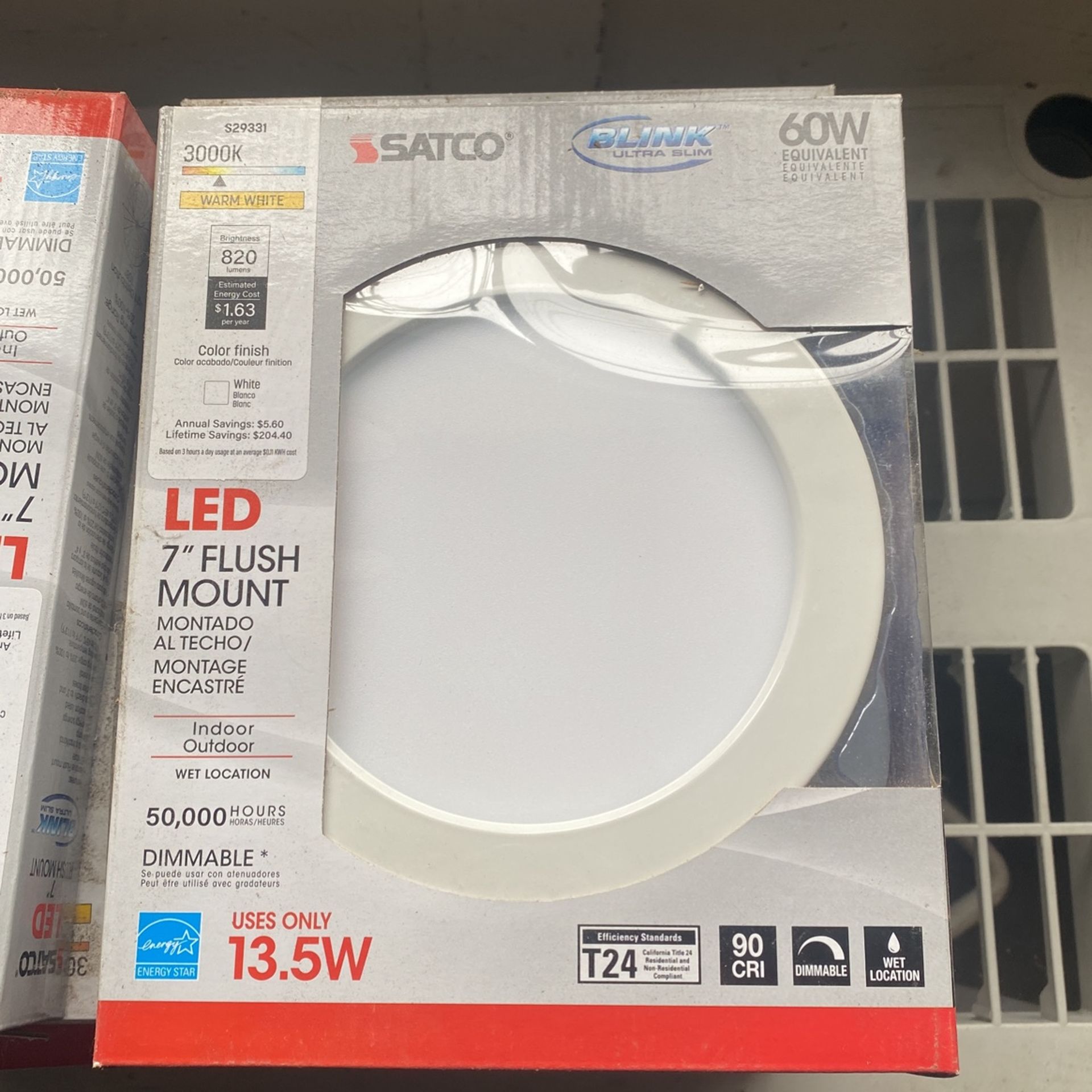 7” Flush Mount LED Lights