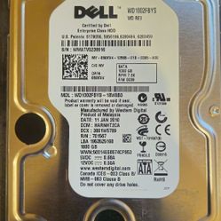 DELL HARD DRIVE WD1002FBYS RE3 1TB 
