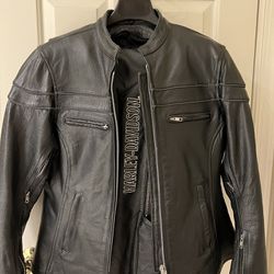 IK Leather Riding Jacket & HD Leather Chaps 