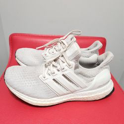 Adidas Ultra Boost Women's White Running Shoes Size 8
