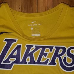 LA LAKERS NIKE TEE LEBRON JAMES #23 TSHIRT MEN'S XL 
