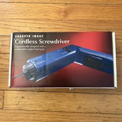 Sharper Image Cordless Screwdriver-NEW