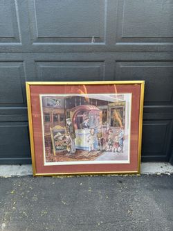 Lee Dubin "At the Movie Theatre" 14/275 Hand Signed Framed Limited Edition Art Cinema