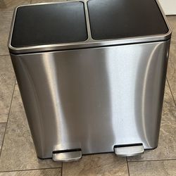 16 Gallon Stainless Steel Trash Can – $50