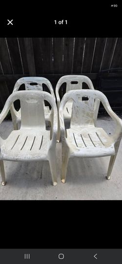 Plastic chairs