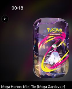 Pokemon Mega Heroes Mini Tin [Mega Gardevoir]