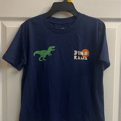 Brand new Boys navy blue Dino-Rama tee size 10