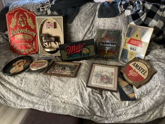 Assortment of Bar Signs 