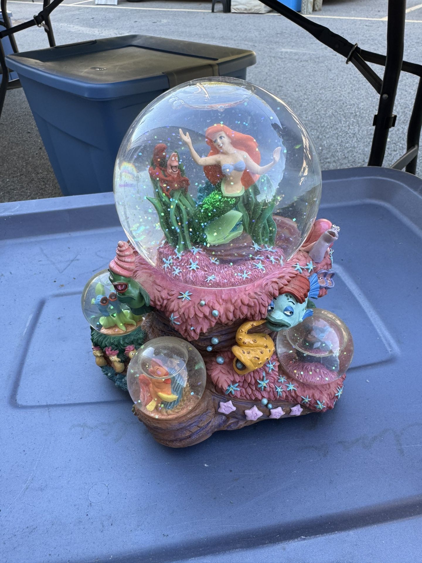 Disney The Little Mermaid Ariel “Under The Sea”Musical Multi Snow Globe