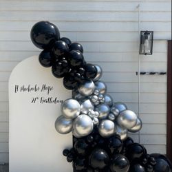 Balloon garland , marquee