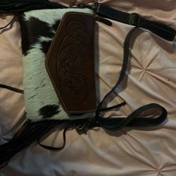 Myra Cowhide Cross Body 