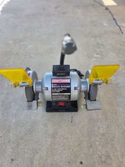 The Craftsman 6-inch bench grinder