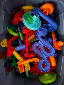 Large Tub of Marble Run
