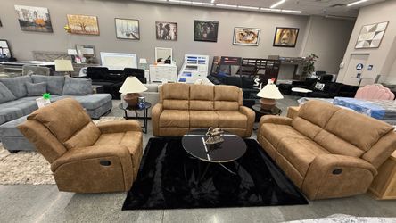 3 PC SOFA LOVESEAT AND CHAIR