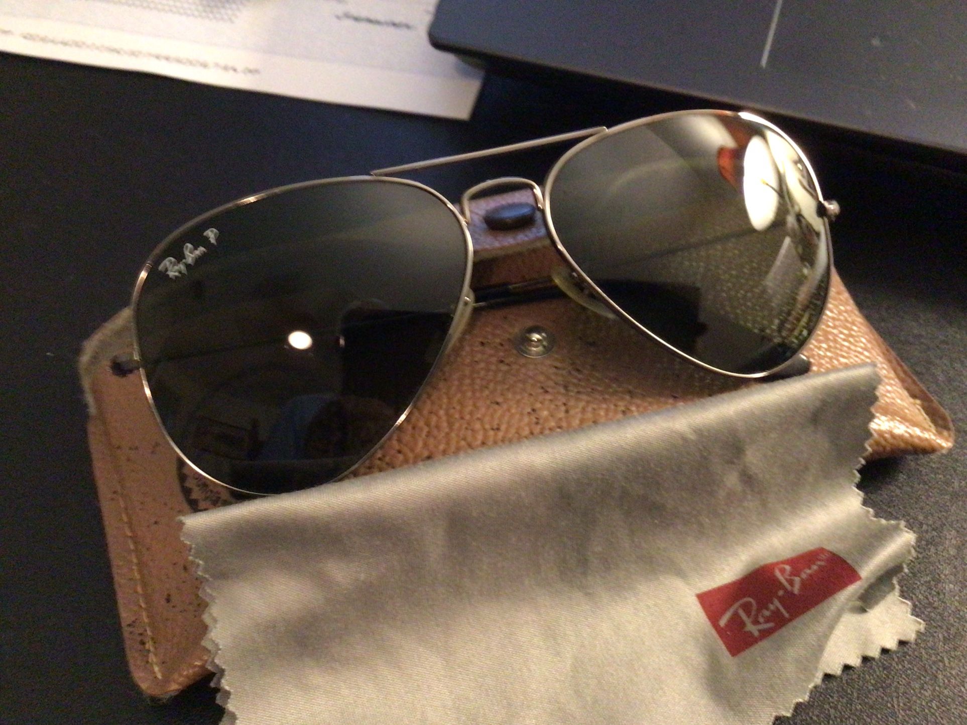 Ray Ban “POLARIZED Aviator Sunglasses