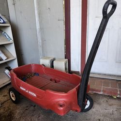 Missing A Front Wheel Radio Flyer Wagon Neighborhood Pool Wagon Gardening Wagon