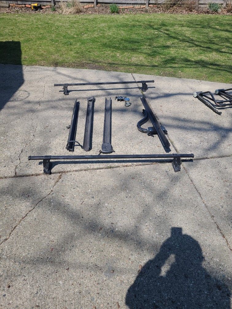 Thule crossbars. And Racks
