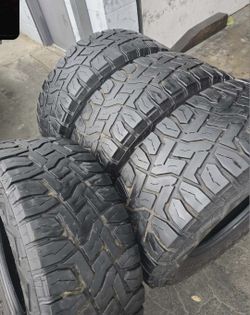 4 used tires Lt37x12.50r17 Toyo RT Open Country $420.00 all 4