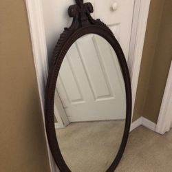 Mirror Mahogany Antique 