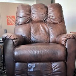 Macy's Recliner Faux Leather $49