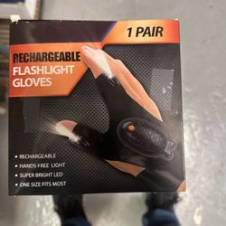 Rechargeable Flashlight Gloves