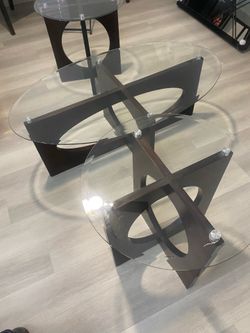 Juego de tres mesas de sala