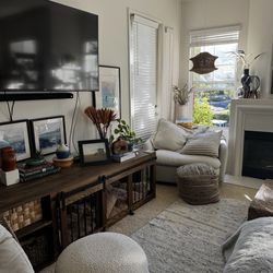 MOVING SALE - Custom-Made Solid Wood Dog Kennel/furniture 