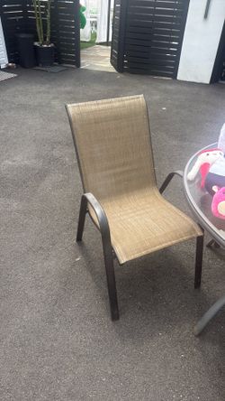 Backyard patio set