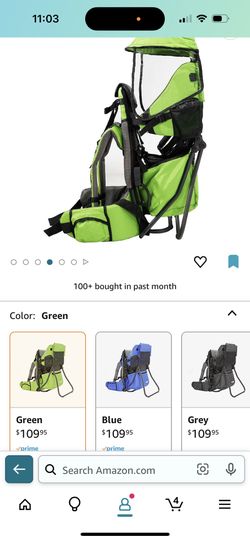 ClevrPlus Cross Country Baby Backpack Hiking Child Carrier