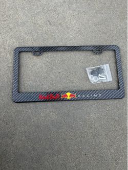 Red Bull Racing F1 Carbon Fiber License Plate Frame Oracle Verstappen