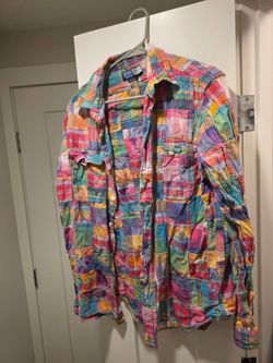 L Ralph Lauren Multicolor Button Up Shirt
