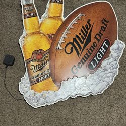 Miller Genuine Draft Light- Neon Bar Sign