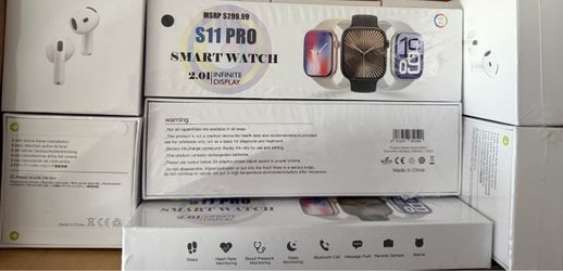 Title: Brand New S11 Pro Smart Watch - 2.01" Display (Factory Sealed)