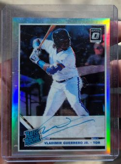 2019 Optic Vladimir Guerrero Jr Rated RC Autograph Silver Prizm