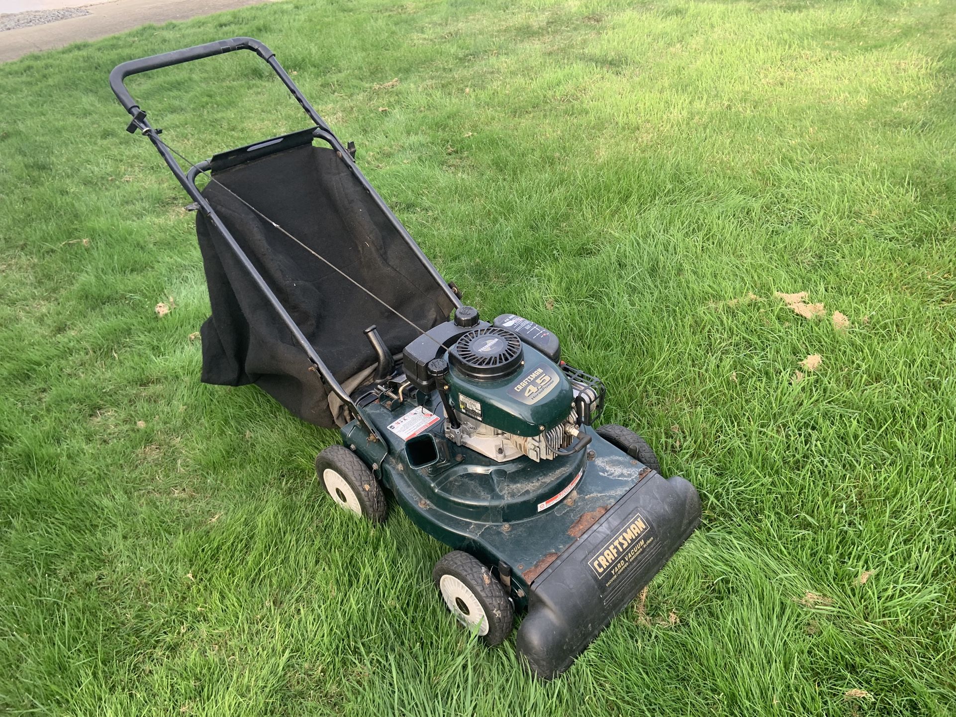 Craftsman 4.5 hp yard vacuum chipper shredder blower discount