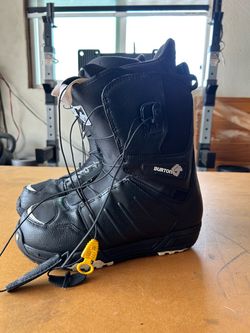 Burton Snowboard Boots Black (Size 10.5)