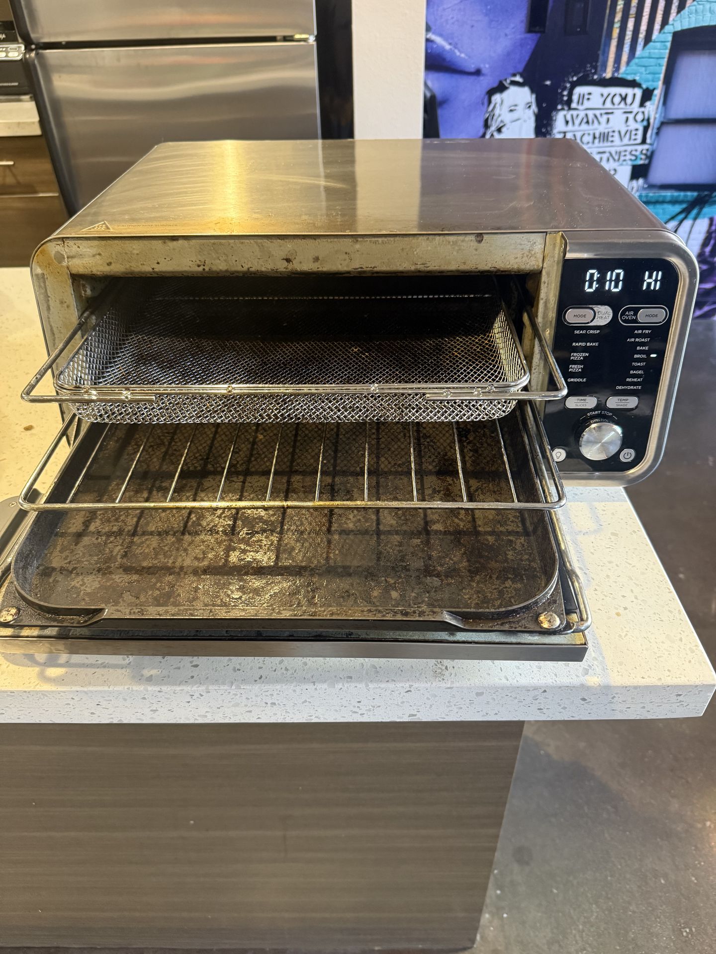 Stainless Steel Air Fryer Toaster Oven – Works Great – $50