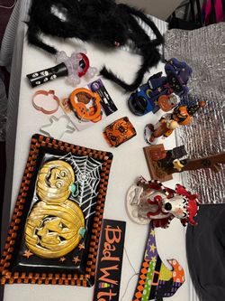 Halloween decor individually priced