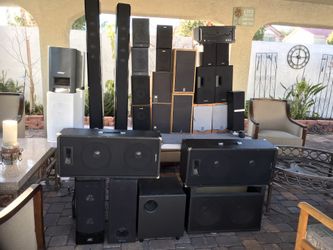 Speakers and subwoofers