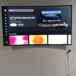 Curve 65in tv