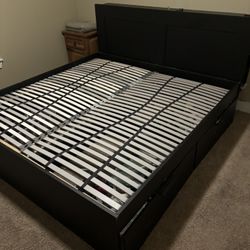 Bed Frame And Backboard