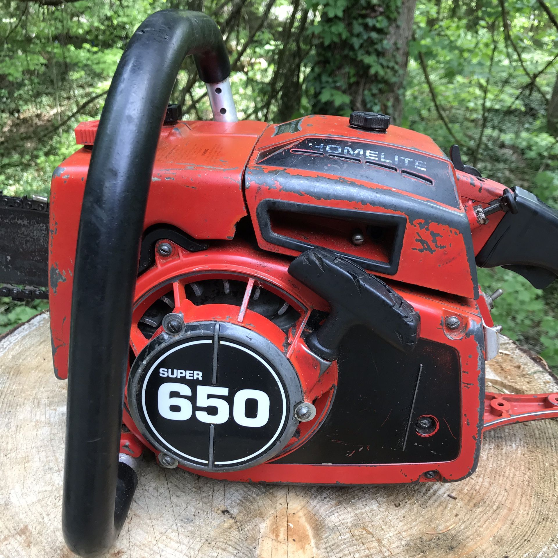 Homelite Super 650 Pro Chainsaw 100cc Muscle Saw!