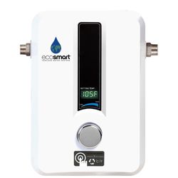 EcoSmart ECO 11 White Self Modulating Technology Electric Tankless Water Heater