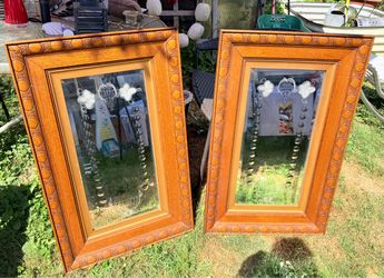A pair of Vintage Mirrors.