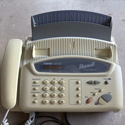 Fax Machine: Brother FAX-560 personal plain paper fax machine