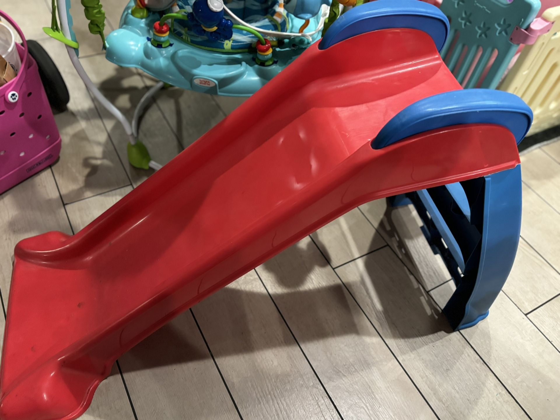 Toddler Slide, Swing Table And Pen