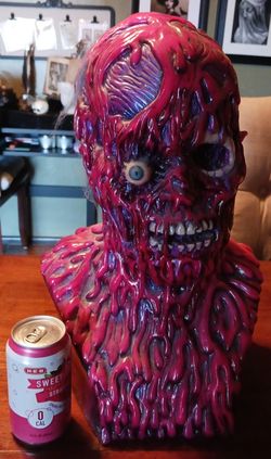 RZFX Melting Man Bust Prop, Rare Zombie Horror Vintage Halloween Return Of The Living Dead