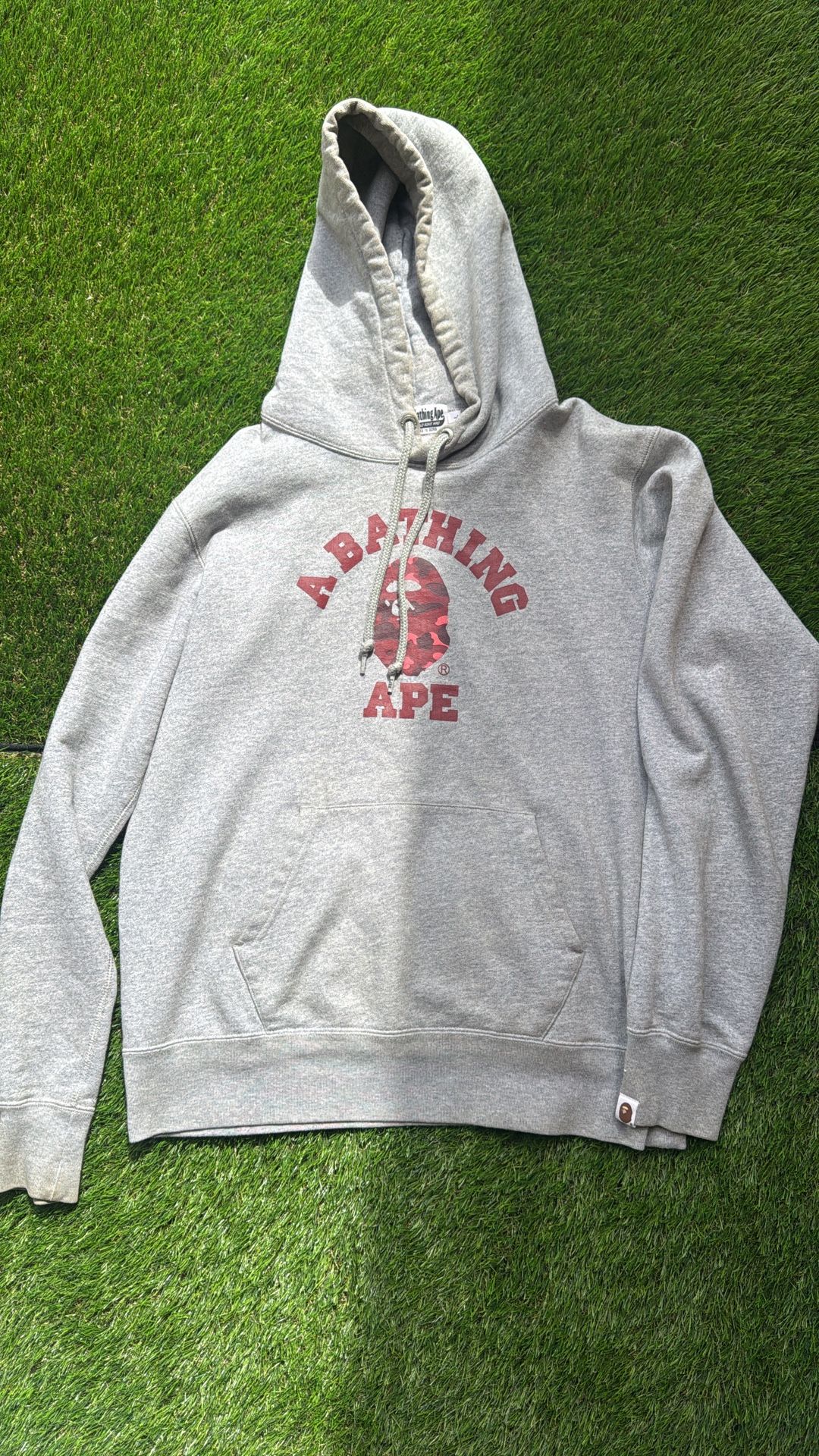 BAPE Relaxed Classic College Pullover Hoodie