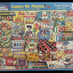 "Games We Played" 1000 Piece Puzzle